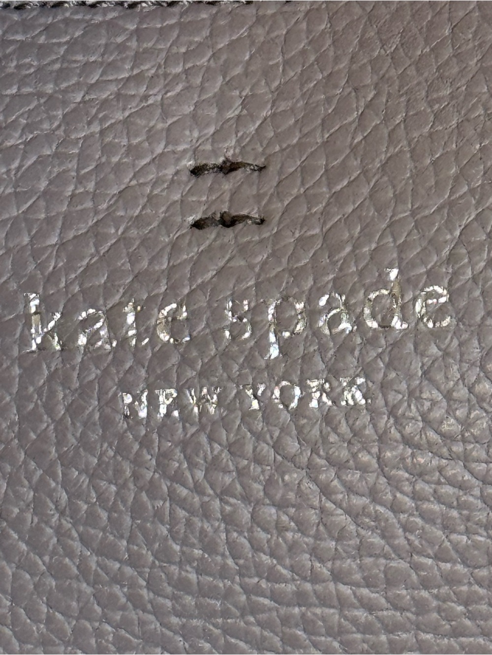 Kate Spade Eva Large Taupe Tote with Pink Interior EUC - Picture 2 of 13